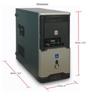 Компьютер Intel Pentium Core 2 Duo E7300/4096/iP43/500Gb/9600GT 1024Mb/Cardreader/DVD-RW/FDD/450W Inwin